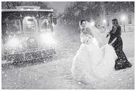 winter wedding photography